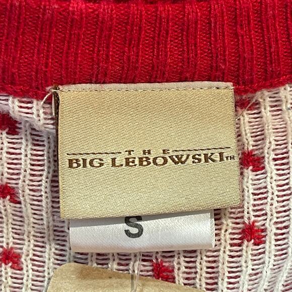 Ripple Junction The Big Lebowski THE DUDE ABIDES Ugly Christmas Sweater Size S - Picture 4 of 5